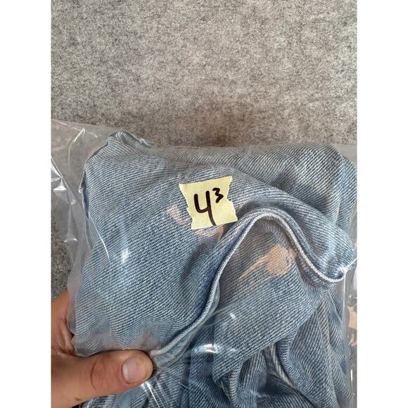 VINTAGE 80s Levis 505 Jeans Mens 36x29 Blue Denim Straight Leg Regular Fit Retro - Picture 8 of 8